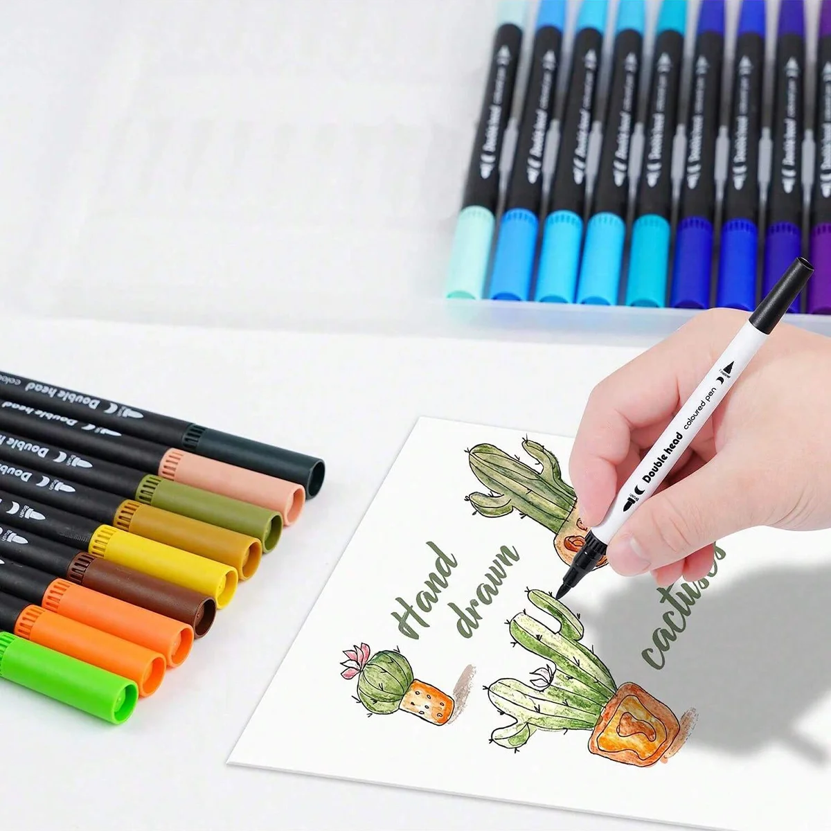 12-120 Kleuren Markers Set Dua - Correction Pen Fine recensie en prijs